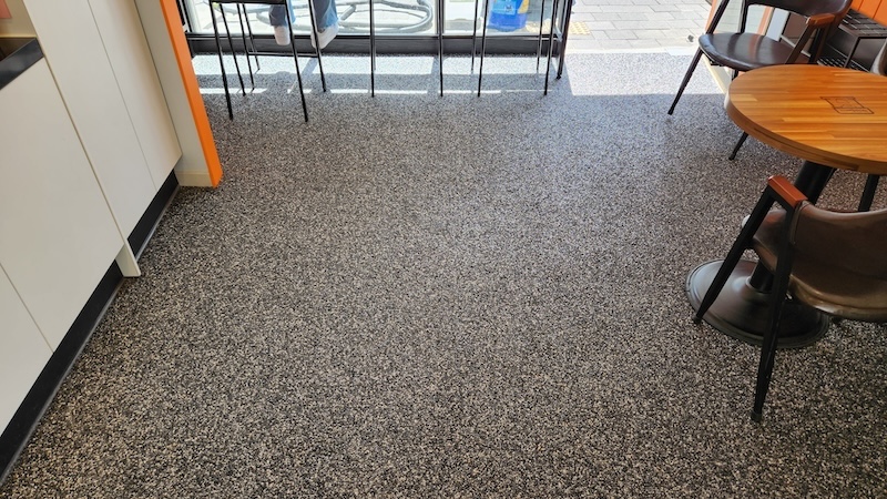 콩자갈 청소 후